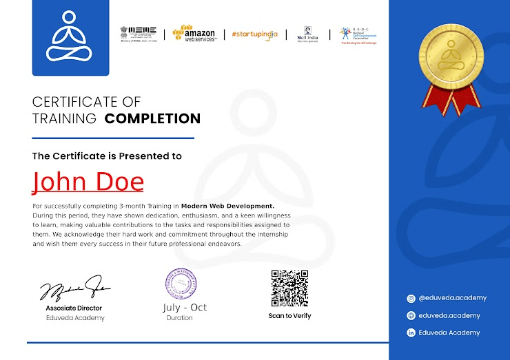 Training Completion Certificate